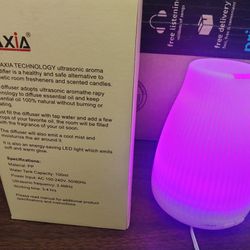 Used. Diffuser For Essential Oils With Changing Light Colors