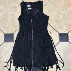 Brand New Rodeo SUPER Cute Western Fringe Dress! Very Comfy 