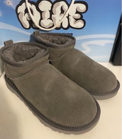 Uggs Grey Ultra Mini Boot