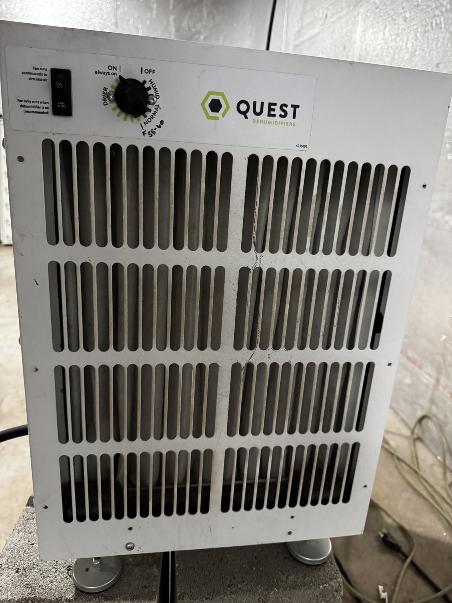 Quest 110 Dehumidifier 