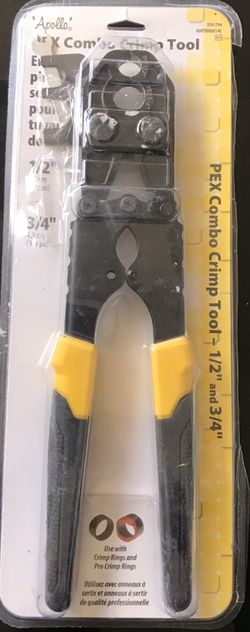 Pex pinch clamp tool 3/8 to 3/4