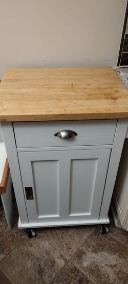 Rolling Kitchen Island / Storage Cabinet