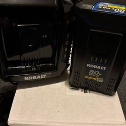 Kobalt 80 Volt 5 Ah Batteries With Rapid Charger