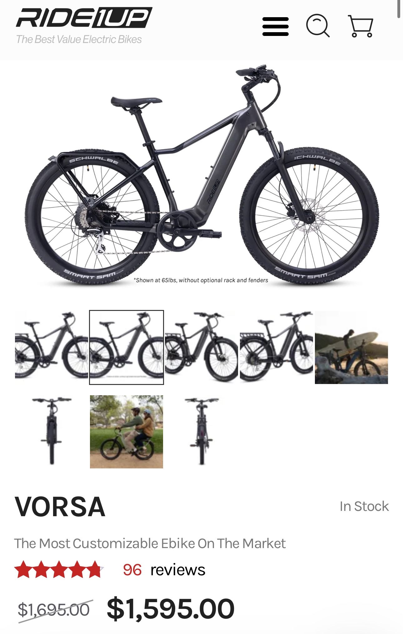 VORSA Ebike only used for few times local