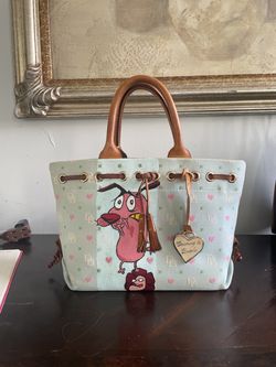 Dooney & Bourke Mint Green Courage Cowardly Dog Shoulder & Crossbody Women bag