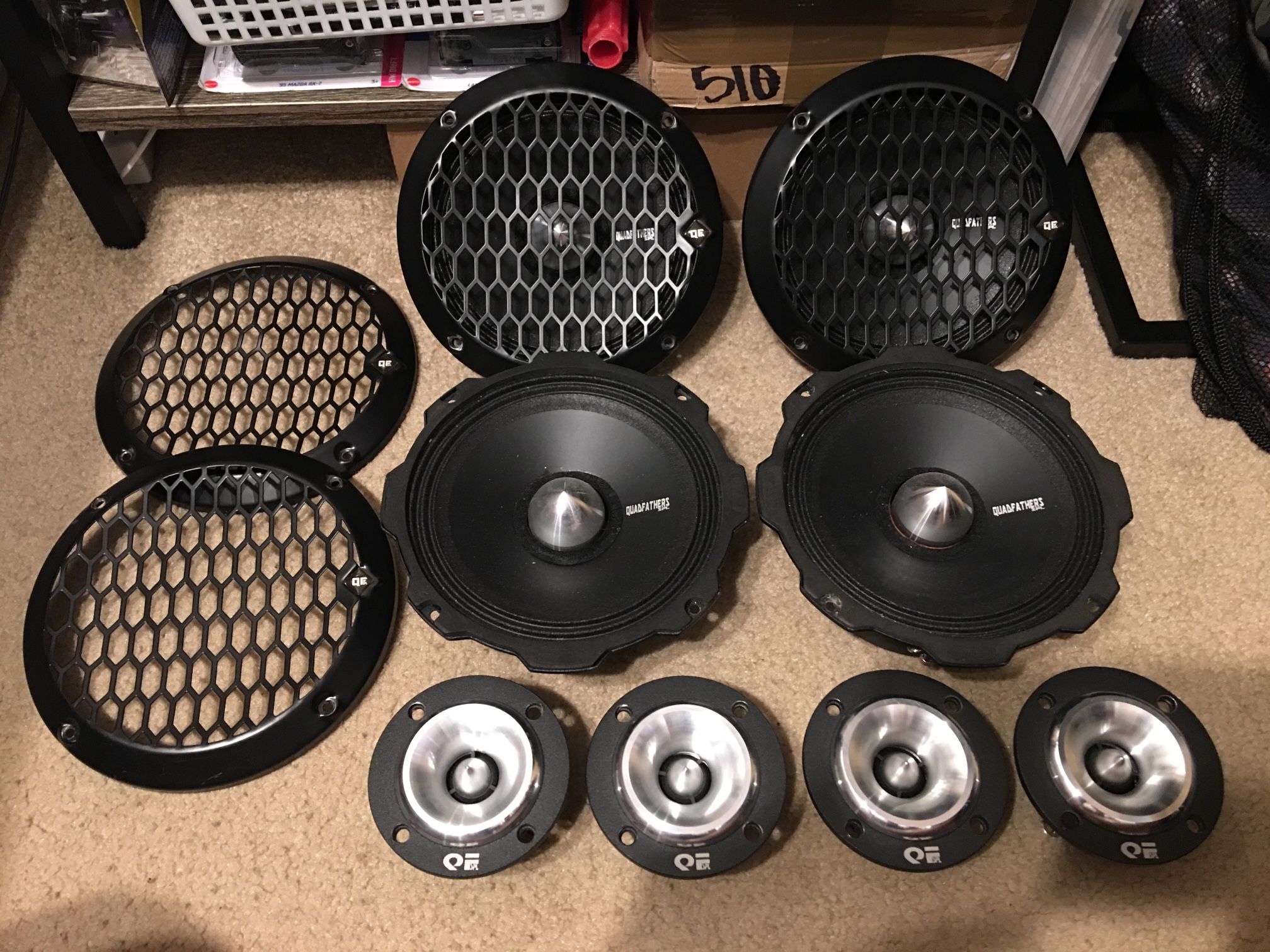 Quadfathers Mids And Tweeters
