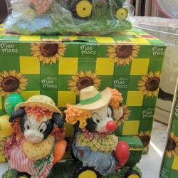 4 MARY'S MOO MOOS Collectibles VINTAGE 