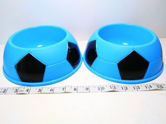 Plastic Dog Food Water Bowls