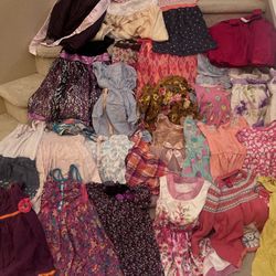 5-6 yr Girls Clothes Lot | 70 items