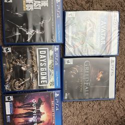PS4 and Ps5 games