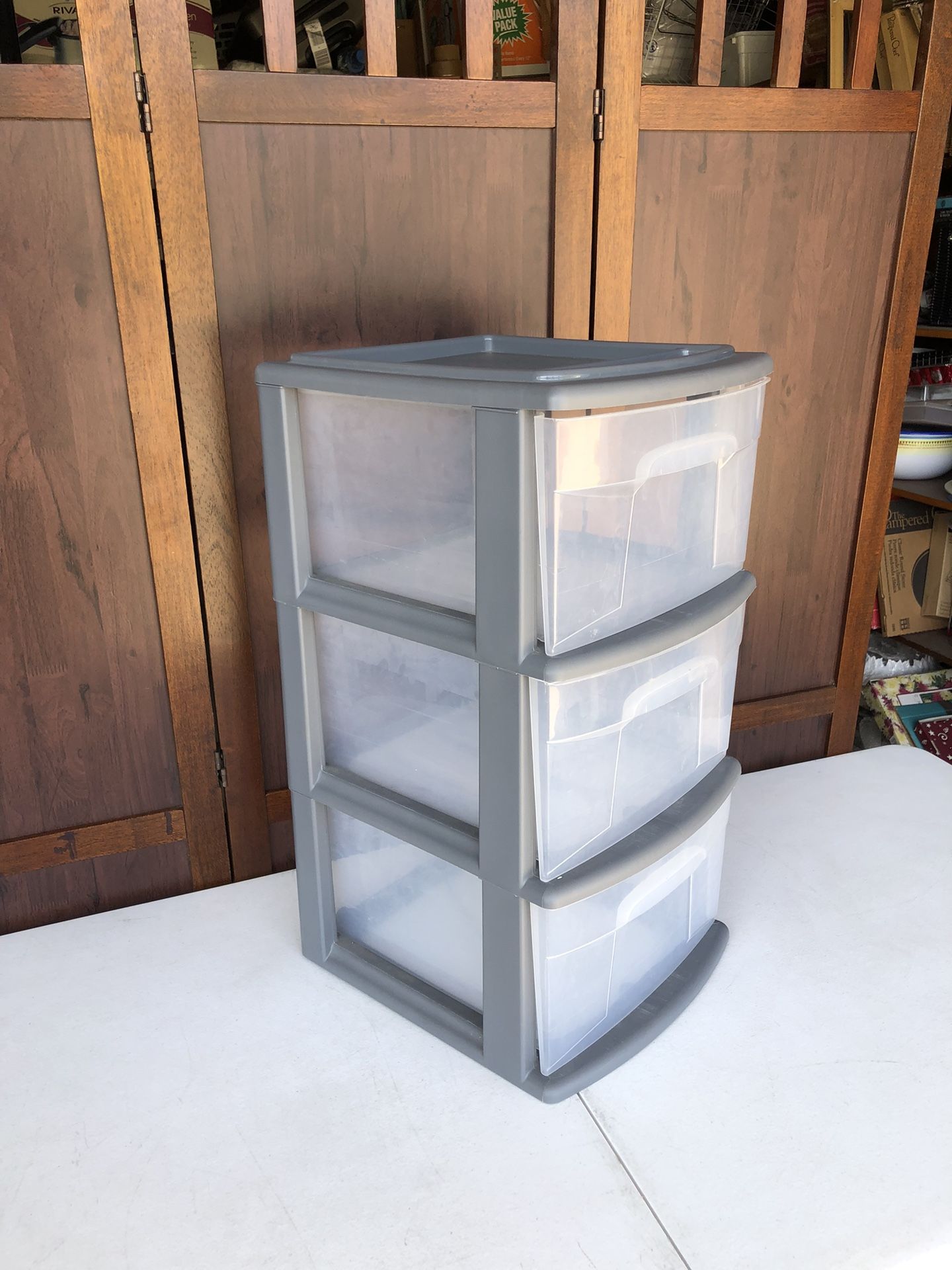 Homz 3 Drawer Plastic Storage