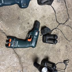 Black & Decker VersaPak Cordless Tool Set – Drill, Saw, Flashlight, Chargers