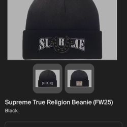 Supreme True Religion Beanie 🙏🏼