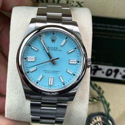 2021 Rolex Oyster Perpetual 41 Tiffany Turquoise