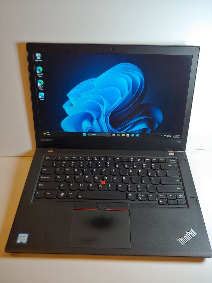 Lenovo 15" Windows 11 Professional Laptop, i5, Fast NVME, Super fast WiFi, Word