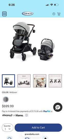 Graco Midtown Premier 3 in 1 travel set