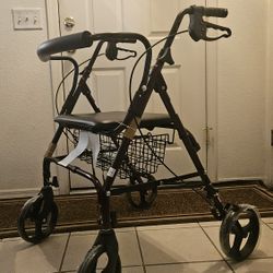 NEW Walker With Seat & Basket