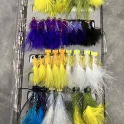 38 Fly Fishing Jig Flies $$60