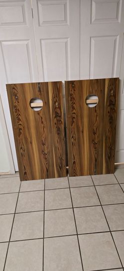 Cornhole Boards with Bags