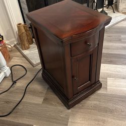 Nightstand With Built-in Outlets