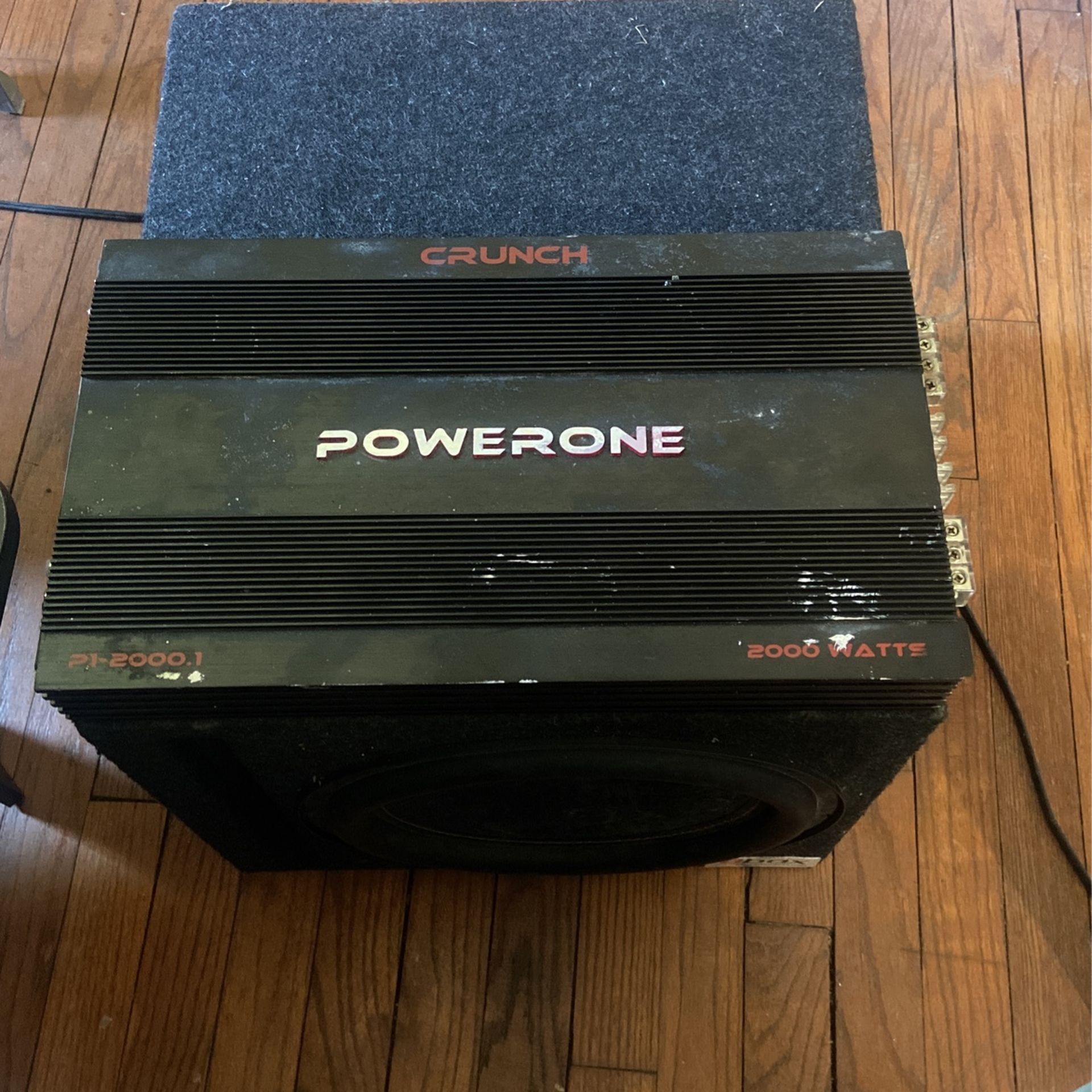crunch power one amp