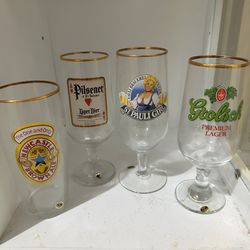 Collection Of Beer Glasses 