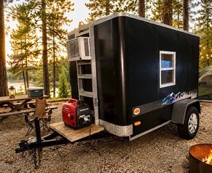 Rustic style custom camper