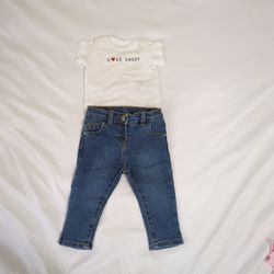 Yeans Bebé + Blusa