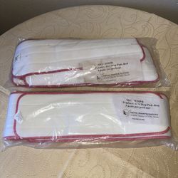 KaiVac Microfiber Replacement Mop Pad, 18" x 6" Wet & Dry Home & Commercial Cleaning Refills, Reusable Floor Mop Pads. $15 Per Package (5 Pack). 