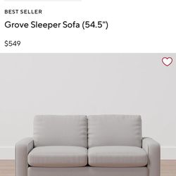 Pottery Barn Teen Foldout Loveseat
