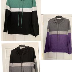 Ladies large Lightweight Hoodies 