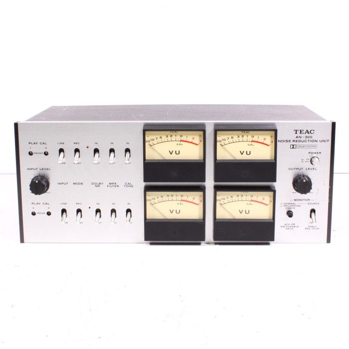 Teac AN-300 Vintage Dolby 4-Channel Noise Reduction Unit VU Meters (1987)