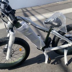 26” NEW FAT TIRES EMRIN ELECTRIC BIKE 