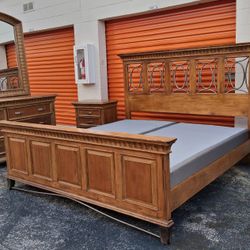 King Size Bedroom Set With Boxspring 