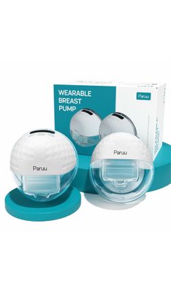 Paruu P10 Wearable Hands-Free Breast Pump – Portable Electric Pump (2 Pack)