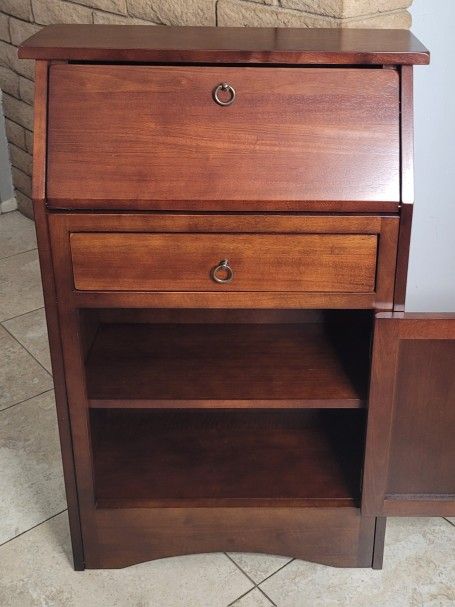 Winsome Regalia Secretary Desk, Antique Walnut