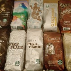 One Pound Starbucks offee Bag For $8 Each
