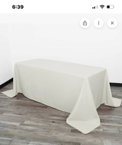 Wedding tablecloths 90 x 132