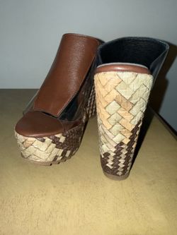 Brown Wedge Sandals