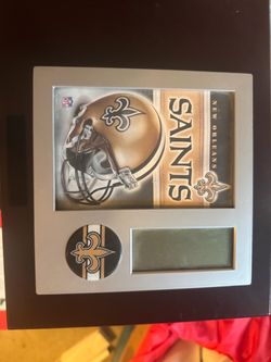 New Orleans Saints NFL Desktop Clock