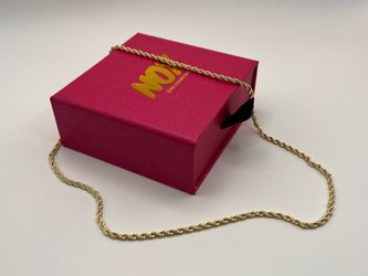 16” gold rope chain