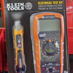 Brand New Klein Tools Digital Multimeter and Non- Contact Voltage Tester Set