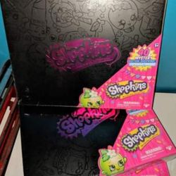 Ultra-rare unopened Shopkins mystery boxes.