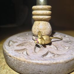 VINTAGE 1960s JOSEPH MERRIN 18K MOUSE PIN!!