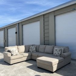 Beige Sectional Couch