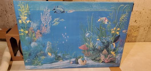 Large Underwater painting