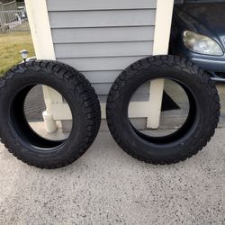 BF Goodrich LT275 65R20, 2 tires for sale. 20" tires, excellent condition.
