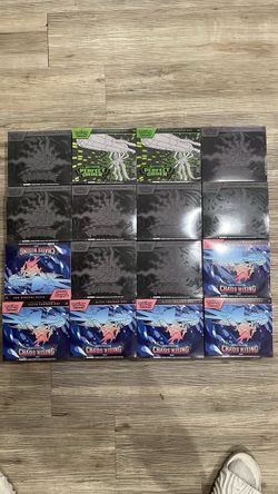 Pokemon elite trainer box ETB new sealed cards perfect order , pitch black , chaos rising