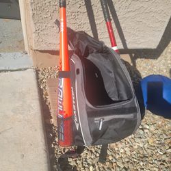 Baseball Bats And Bag