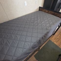 Twin Bed With Mattress In Box Combo